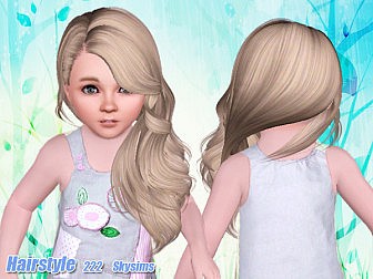 In a side Hairstyle 222 by Skysims - Sims 3 Hairs