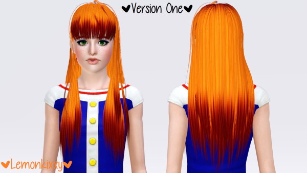 Kijiko Persian hairstyle retextured by Lemonkixxy for Sims 3