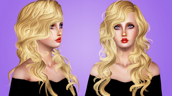 NewSea`s and Alesso hairstyles retextured by Kira for Sims 3