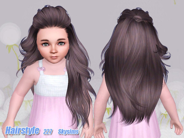 Nice Hairstyle 227 by Skysims for Sims 3