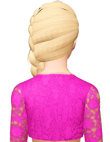 Skysims 190 hairstyle retextured by Pocket for Sims 3
