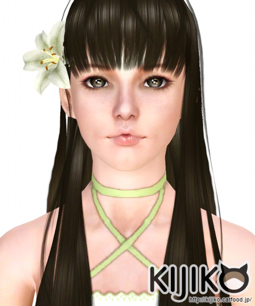Lily hairstyle by Kijiko for Sims 3