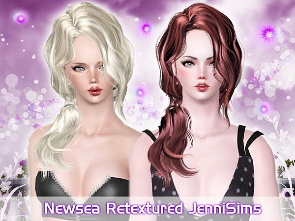 Newsea`s Vice City hairstyle retextured by Jenni Sims for Sims 3
