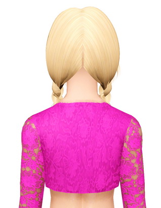 Skysims 163  hairstyle retextured by Pocket for Sims 3