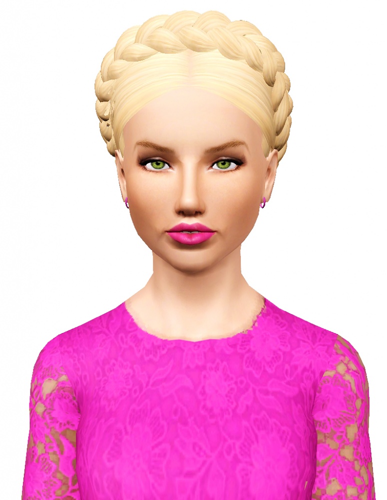 Skysims 195 hairstyle retextured by Pocket for Sims 3