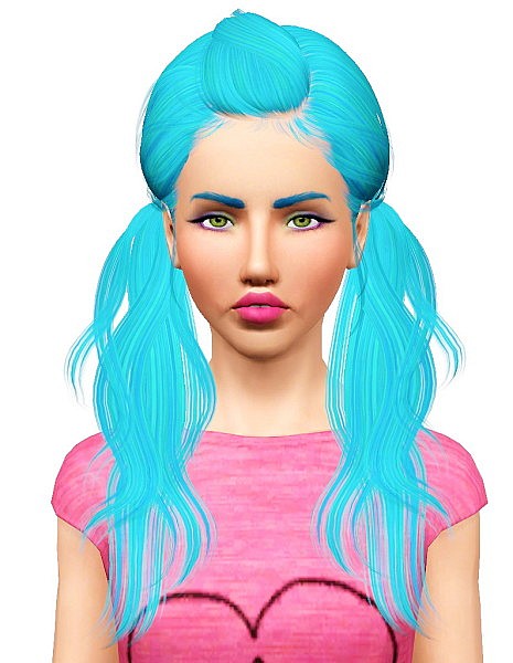 Seaweed hairstyle retextured by Pocket for Sims 3