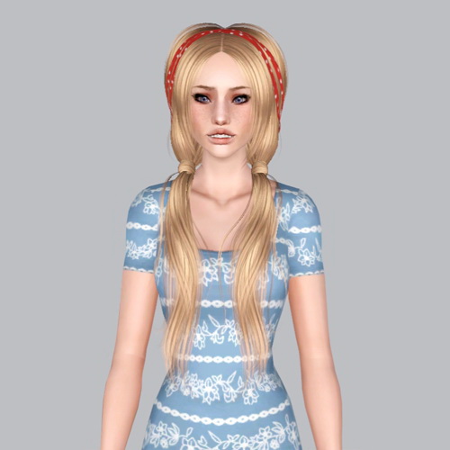 Butterflysims 4 hairstyle retextured by Plumb Bombs for Sims 3