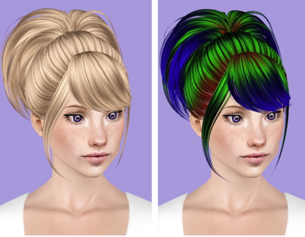 Skysims 193 hairstyle retextured by Plumb Bombs for Sims 3