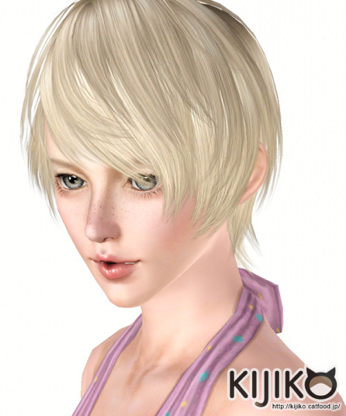 Onion Princess hairstyle by Kijiko for Sims 3