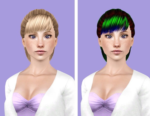 Skysims 219 hairstyle retextured by Plumb Bombs for Sims 3