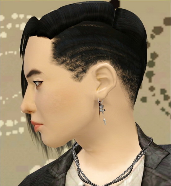 G Dragon hairstyle by Jasumi for Sims 3
