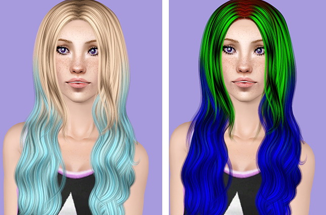 Cazy`s 109 September hairstyle retextured by Plumb Bombs - Sims 3 Hairs