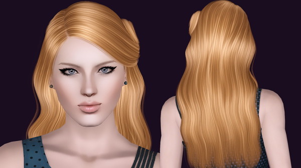 Cazy`s Leah hairstyle retextured by Forever and Always for Sims 3