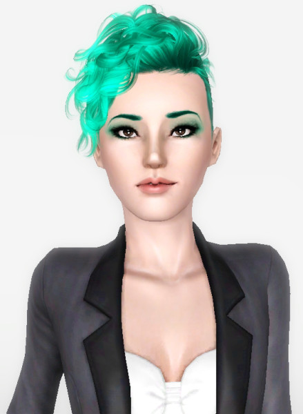 Newsea`s Black Bullet hairstyle retextured by Forever and Always for Sims 3
