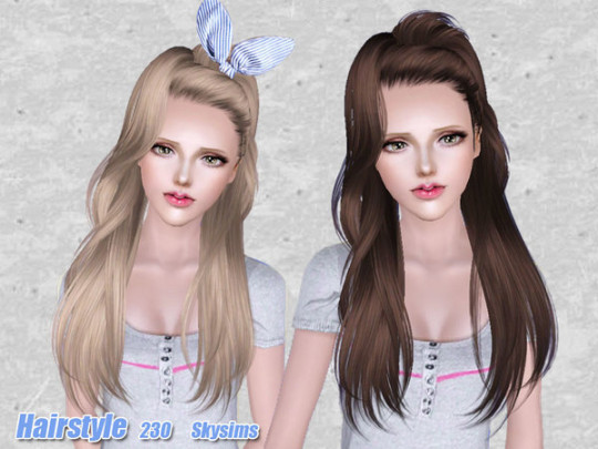 Bunny hairstyle by Skysims - Sims 3 Hairs