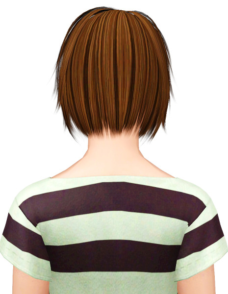 Butterfly 062 hairstyle retextured by Pocket for Sims 3