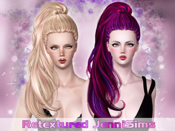 Newsea`s Sweet Villain hairstyle retextured by Jenni Sims for Sims 3