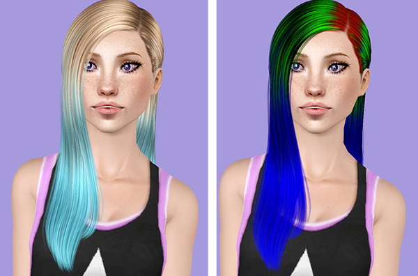 Cazy `s 131 Skyle hairstyle retextured by Plumb Bombs for Sims 3