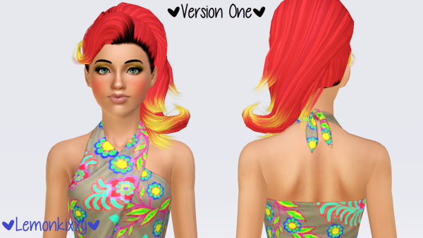 Colores Urbanos Hairstyle 06 retextured by Lemonkixxy for Sims 3
