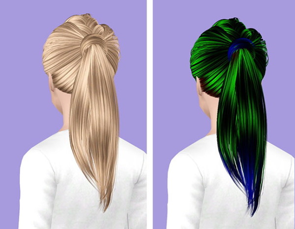 Skysims 223 hairstyle retextured by Plumb Bombs for Sims 3