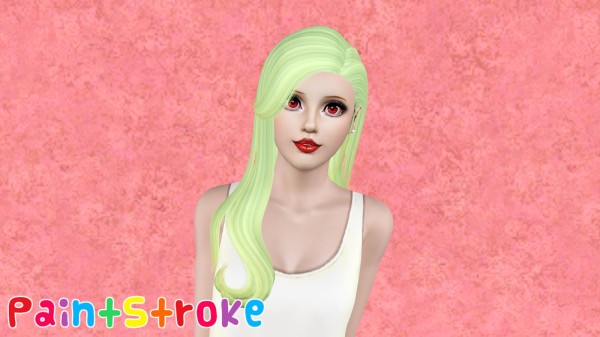 Zauma`s Taeyeon hairstyle retextured by Paint Stroke for Sims 3