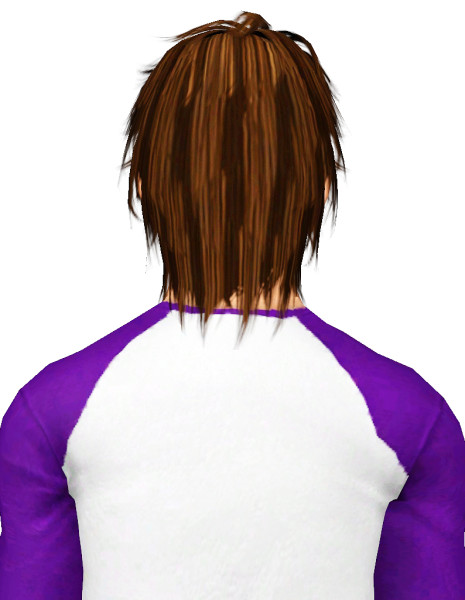 Sizz Hanui hairstyle retextured by Pocket for Sims 3
