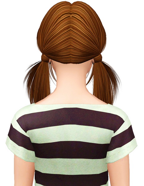 Butterfly 068 hairstyle retextured by Pocket for Sims 3