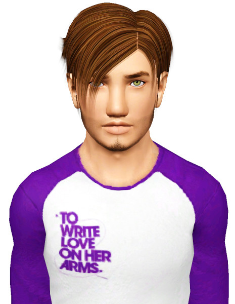 Talenzz Kitamura hairstyle retextured by Pocket for Sims 3