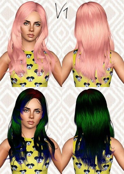 Newsea`s Jordan hairstyle for Sims 3