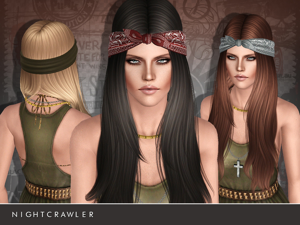 Army hairstyle 24 by Nightcrawler for Sims 3
