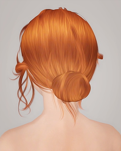 Newsea`s Cambrian hairstyle retextured by Liahx for Sims 3