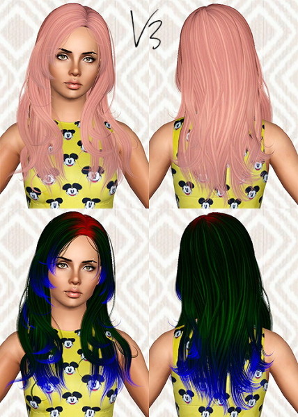 Newsea`s Jordan hairstyle for Sims 3