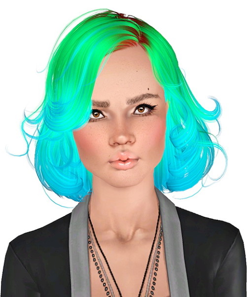 Newsea`s Amor hairstyle retextured by Monolith for Sims 3