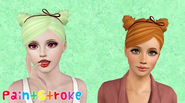 Zauma`s Mirror hairstyle retextured by Paint Stroke for Sims 3