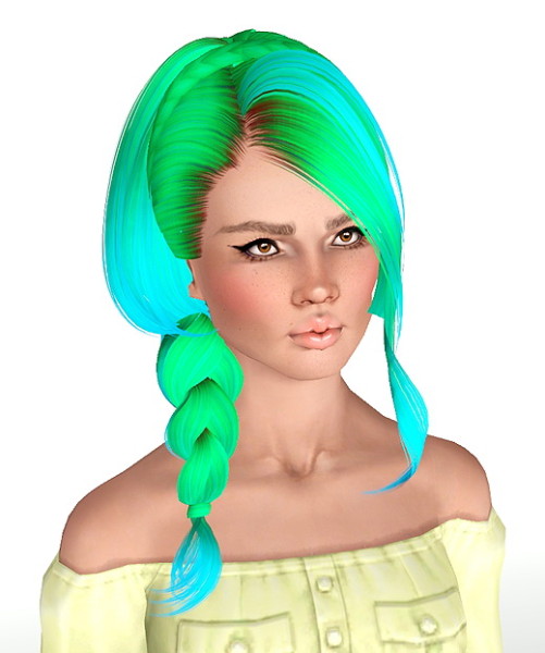 Skysims 235 hairstyle retextured by Monolith for Sims 3