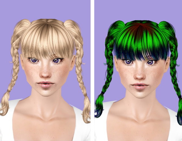 Momo1s hairstyle retextured by Plumb Bombs for Sims 3