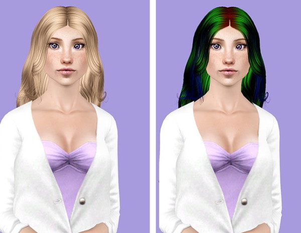 Momo1s hairstyle retextured by Plumb Bombs for Sims 3