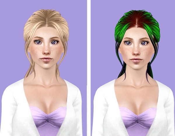 Skysims 201 hairstyle retextured by Plumb Bombs for Sims 3