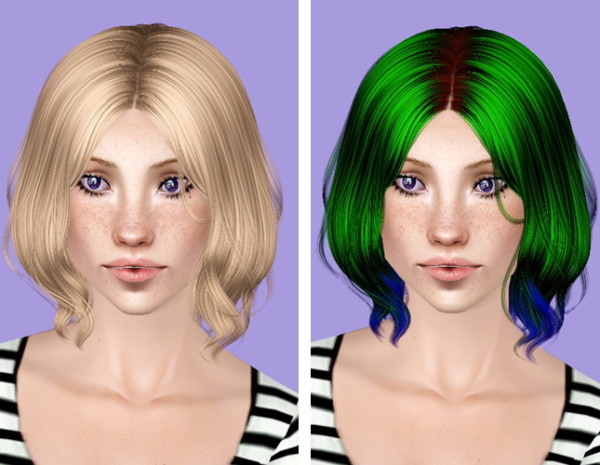 Cazy`s 108 Harper hairstyle retextured by Plumb Bombs for Sims 3