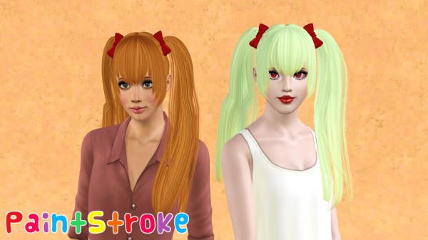Zauma`s Overdose hairstyle retextured by Paint Stroke for Sims 3