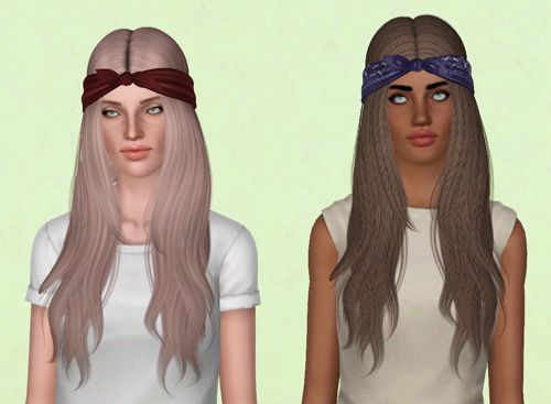Nightcrawler Hair 24 Retextured and Braided by Electraheart for Sims 3
