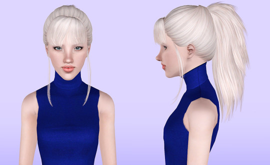 Skysims 217 hairstyle retextured by Porcelain - Sims 3 Hairs