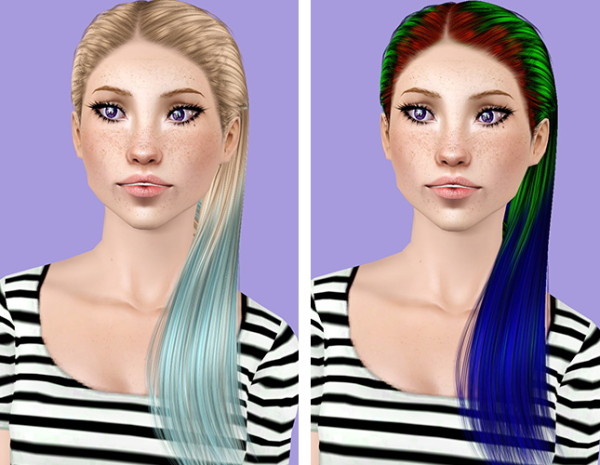 Cazy`s 118 Rosanna hairstyle retextured by Plumb Bombs for Sims 3