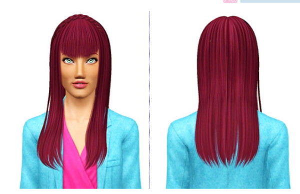 Zauma`s Sugar hairstyle retexture by Pocket for Sims 3