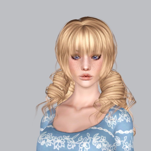 Cazy`s 28 Vanille hairstyle retexturd by Plumb Bombs for Sims 3