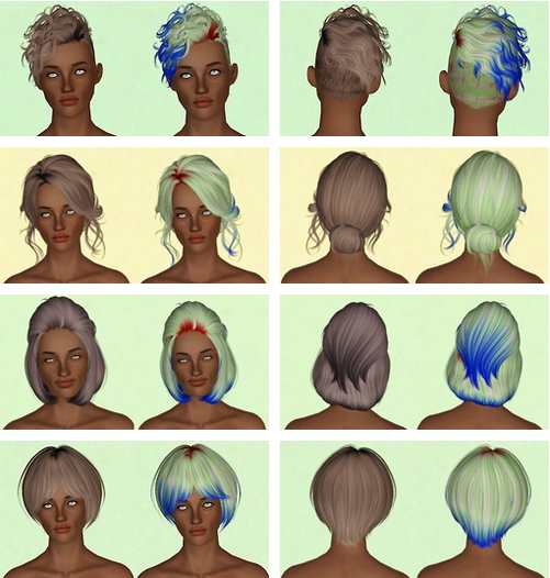 Newsea`s Dump hairstyle retextured by Electraheart for Sims 3