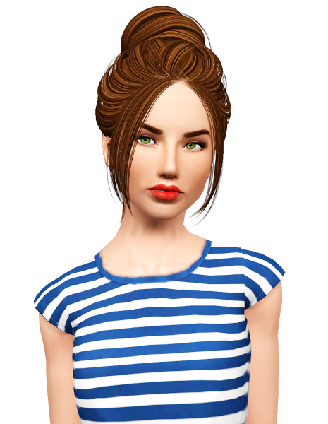 Skysims 224 harstyle retextured by Pocket for Sims 3