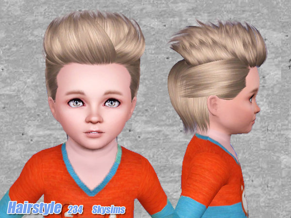Youthful hairstyle 234 by Skysims for Sims 3