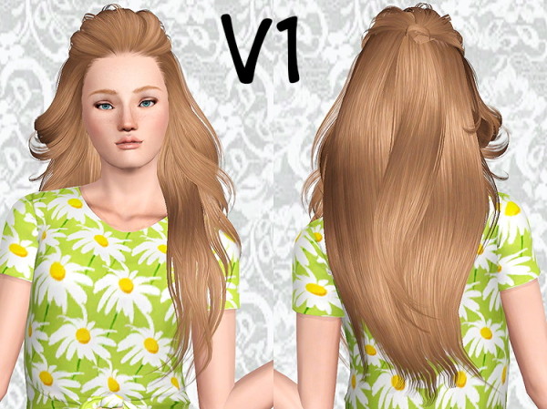 Skysims 227 hairstyle retextured by Chantel for Sims 3