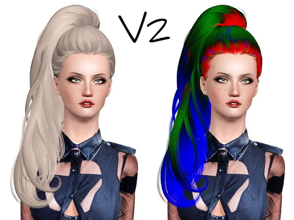 Newsea`s Sweet Villain hairstyle retextured by Chantel for Sims 3